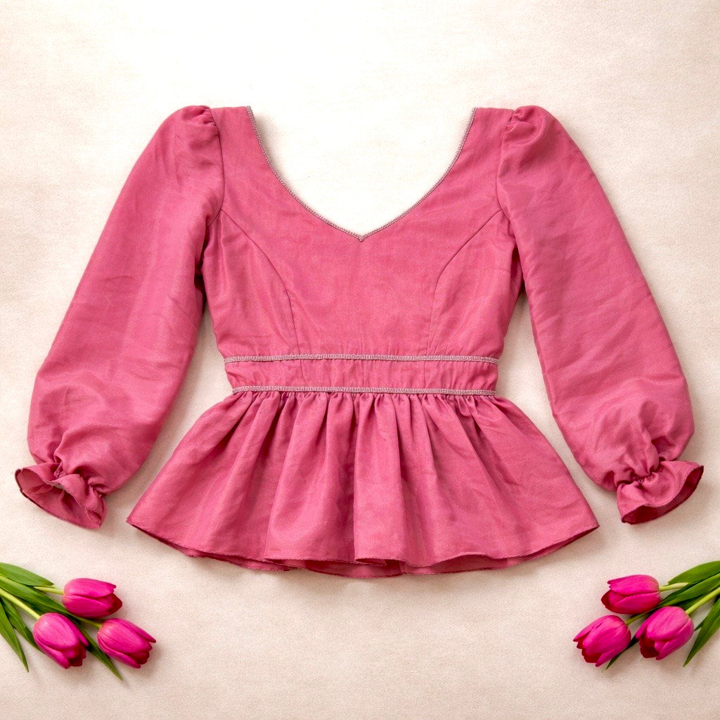 Flora Corset Blouse Top